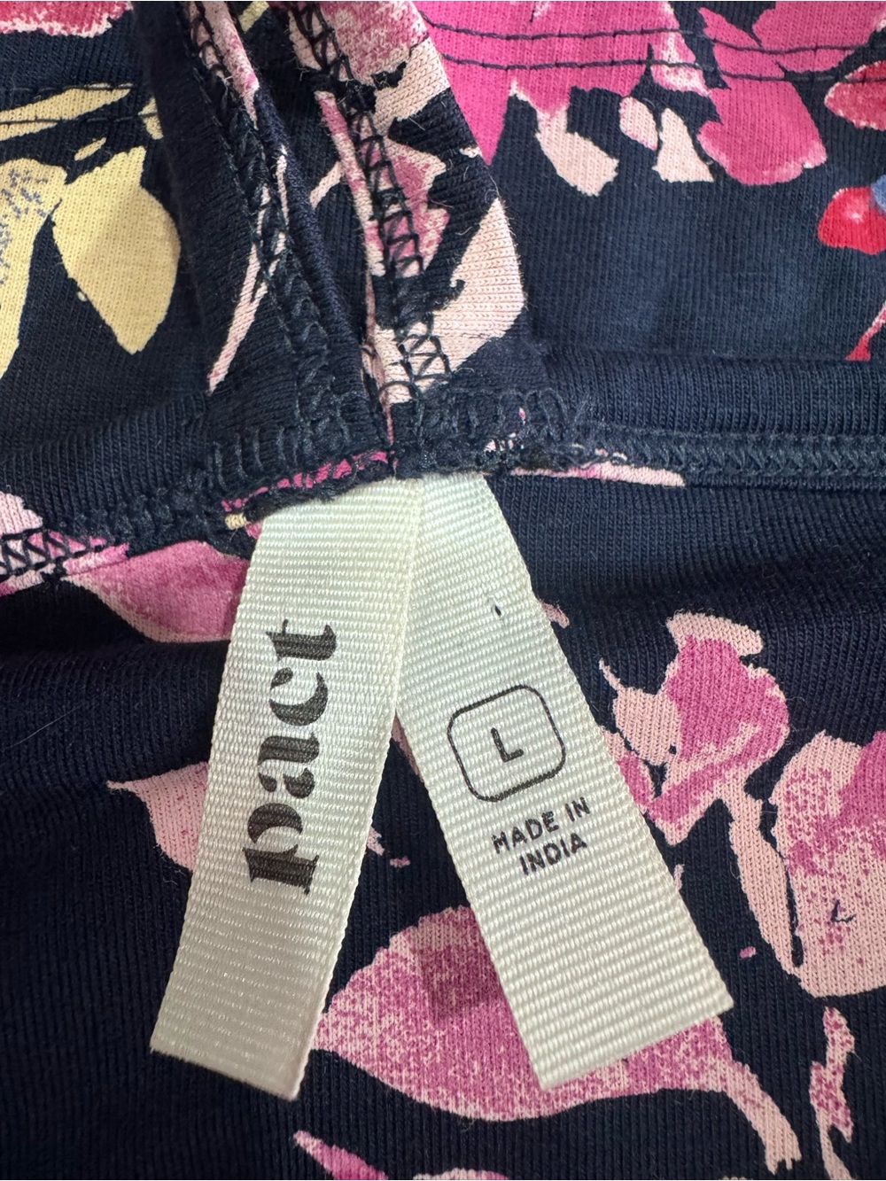 Pact organic cotton Floral fit and flare Midi Dress in day spring blooms. - Picture 8 of 11
